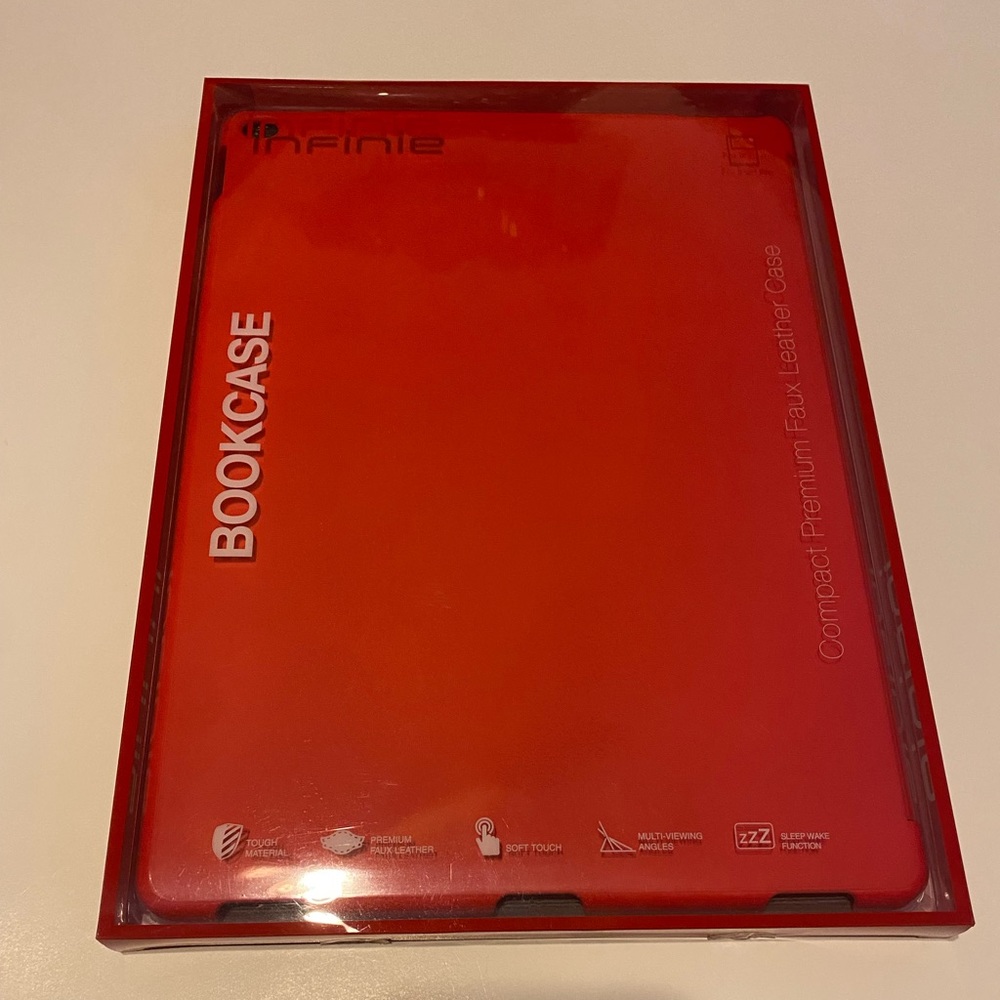 Infinie Bookcase Slim IPad Pro 12.9” case with Smart Cover